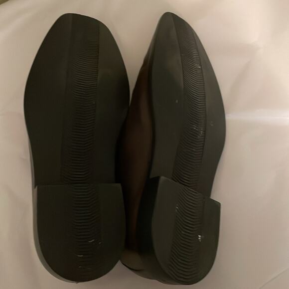 Bally Caddo Brown Slip On Loafers Italian Leather Square Toe Sz 8E main image 5